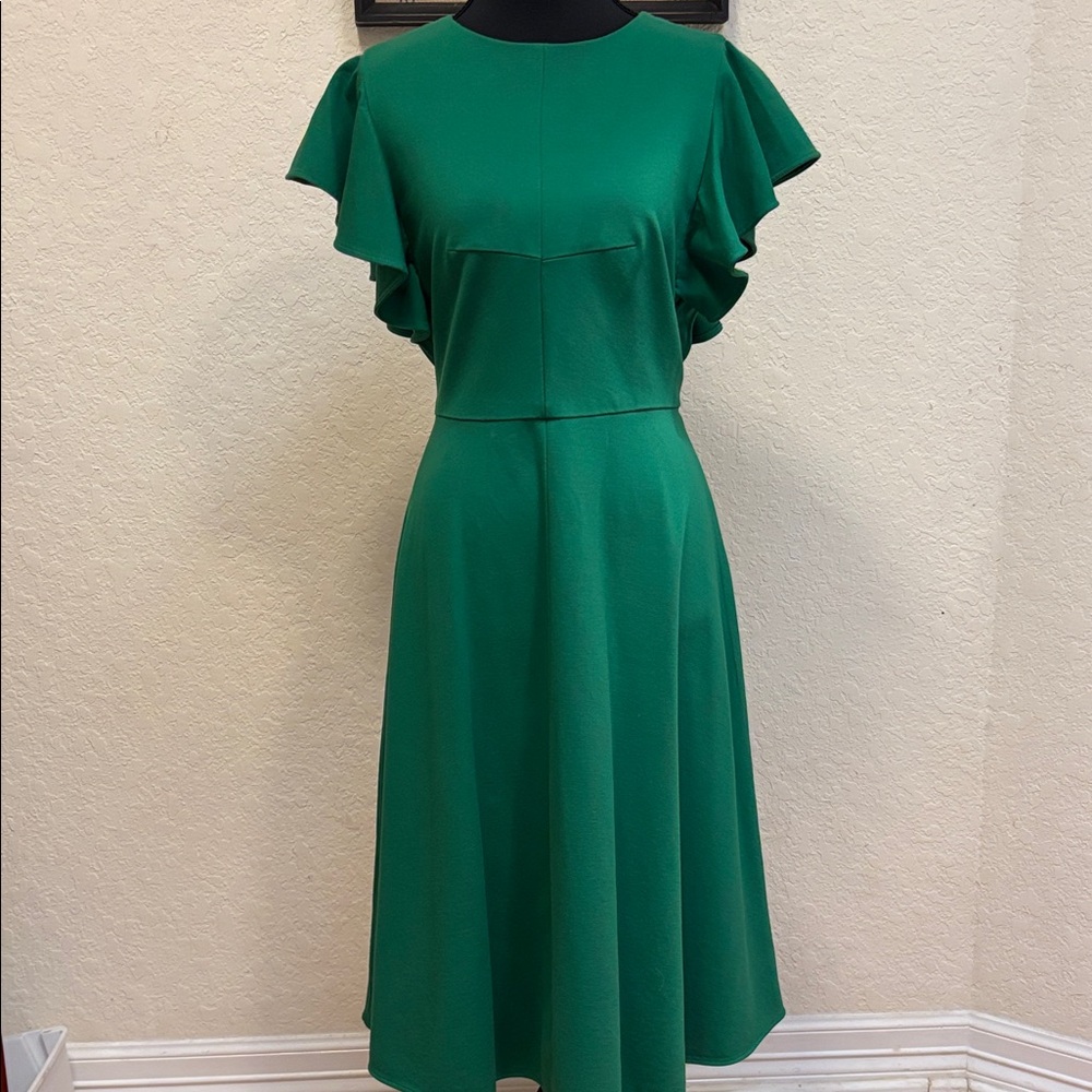 Kate Spade Vibrant Green Midi Dress
